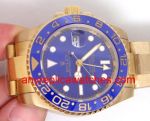 Yellow Gold Rolex GMT Master 2 Gold Blue Ceramic Bezel - Buy Replica Rolex Watch